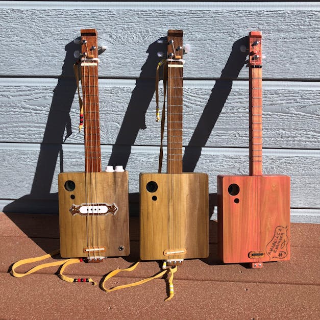 Acoustic Medium 3-String Cigar Box Guitar Strings - Open G/Standard - GBD/GBE