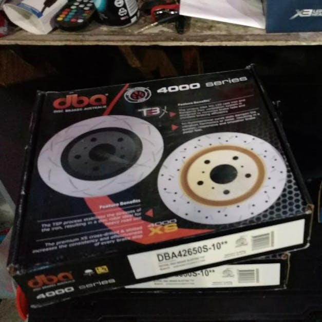DBA 4000 Series Slotted Rotors 2005-2009 Legacy GT