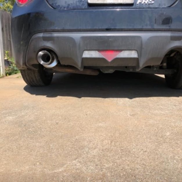 Track Pipe - 2013-2016 BRZ/2013-2016 FR-S - 5" Muffler - Single Exit - 4" Double Wall Tip