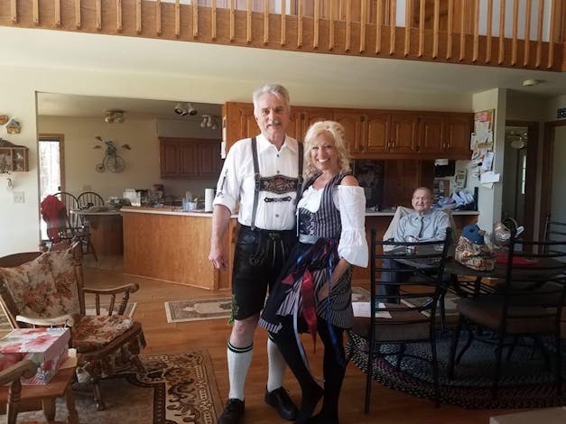 Leather Edelweiss Clip