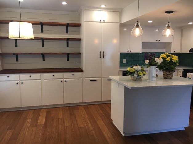 Sapele Wide Plank (Face Grain) Countertop