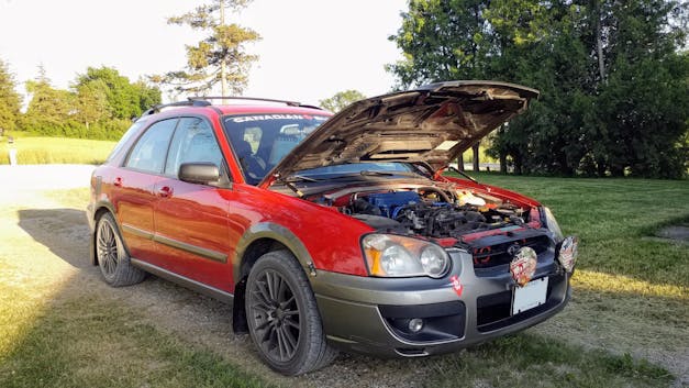 GrimmSpeed High-Lift Hood Struts 2002-2007 WRX/STI