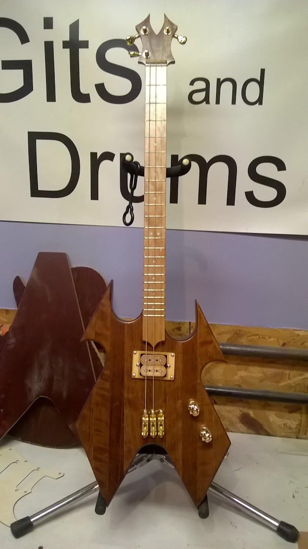 "DeltaBucker" Cigar Box Guitar Humbucker Pickup Harnesses - Choose Wood, Wiring and 3 & 4 String Options